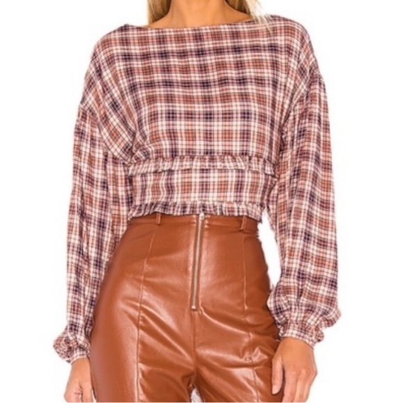 Majorelle Asa Plaid Long Sleeve Top - Picture 3 of 11